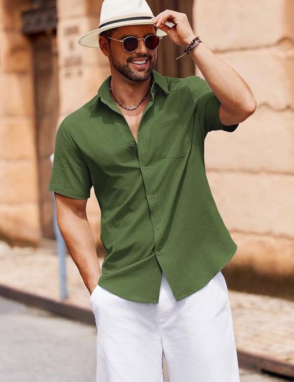 Men's Button Down Short Sleeve Shirt